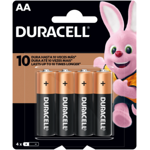 Duracell Bateria AA conti. 4 pilas