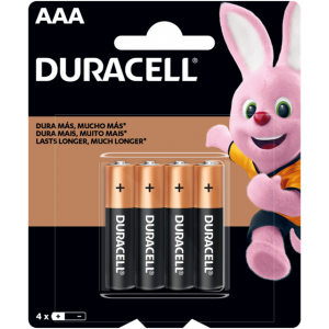 Duracell Bateria AAA conti. 4 pilas