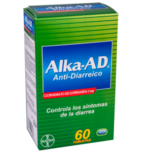 Alka-AD antidiarreico, 60 tabletas