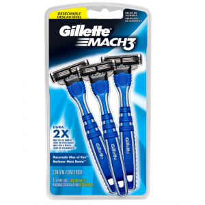 Gillette Mach3 Rasuradora Azul conti. 3