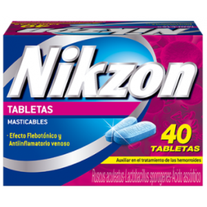 Nikzon 40 Tabletas Masticables