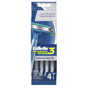 Gillette Prestobarba Ultragrip3 bolsa 4 unidades