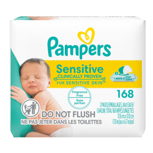 Pampers Toallitas Sensitive 3Pack (168 unidades)
