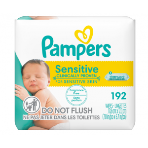 Pampers Toallitas Sensitive 3Pack (192 unidades)
