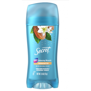 Secret Desodorante Fresh Expressions Invisible Solid Cocoa Butter 73g