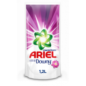 Ariel Detergente Liquido Concentrado con Toque de Downy, 1200 ml
