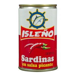 Isleño Sardina en Salsa con Chile, 155 gr