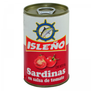 Isleño Sardina en Salsa, 155 gr