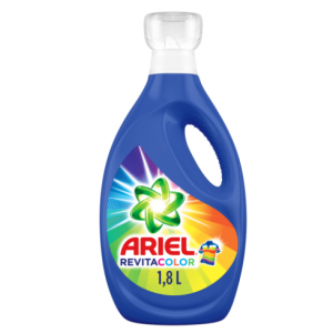 Ariel Revitacolor Detergente Liquido Concentrado, 1800 ml