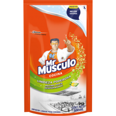 Mr Musculo Cocinas Limpiador Limon Doy Pack, 500 ml