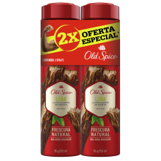 Old Spice 2 Pack Leña Desodorante con Fragancia Menta, 300 ml