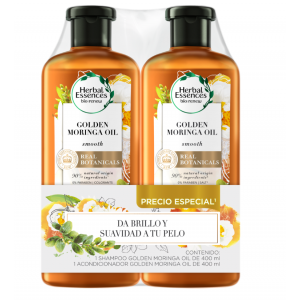 Herbal Essence Pack Moringa Shampoo, 400 ml/Acondicionador, 400ml