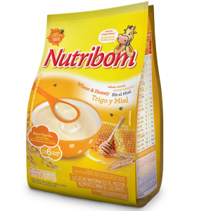 Nutribom Cereal Infantil Trigo y Miel Bolsa, 230 gr