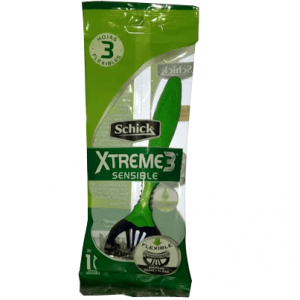 Schick Xtreme 3 Verde Carton de 12 Unidades