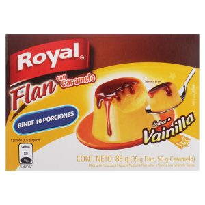Royal Flan Vainilla Caramelo, 85 gr