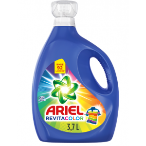 Ariel Detergente Liquido Revitacolor, 3.7 L