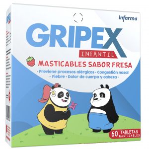 Gripex Infantil, Dispensador 60 Tabletas
