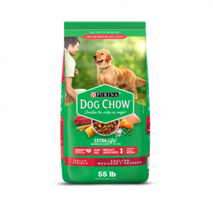 Dog Chow Adulto Extra Life Mediano, 25 kg (55 lb)