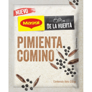 Maggi De La Huerta Pimienta y Cominos Ristra, 2.5 g (12 unidades)