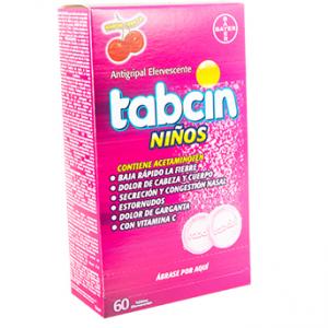 Tabcin Niños, 60 Tabletas Efervecentes