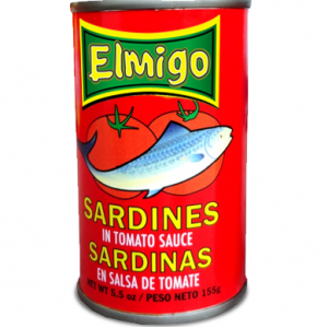 Elmigo Sardina en Salsa de Tomate, 155 g