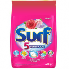 Surf Detergente Polvo Rosas Lilas, 400 gr