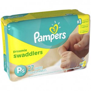 Pampers Swaddlers Talla P-s 4x1x27 unid