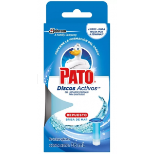 Pato Discos Activos Marine - Pack de 6 Recambios (18 Discos) - Limpia y  Desinfecta el Inodoro
