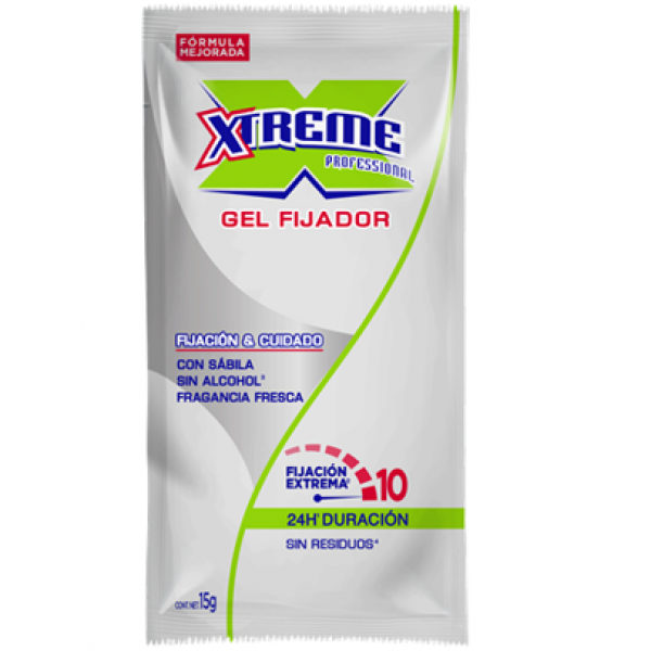 Xtreme Professional Sachet Gelatina para Cabello, 180/15 g