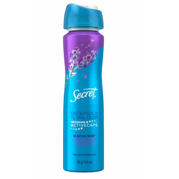 Secert Powder Spray Secret Spray Powder Balanced Lavander, 150 ml