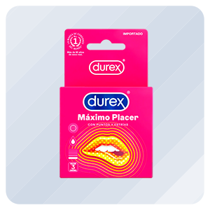 Durex Maximo Placer, 3 Unidades
