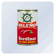 Isleño Sardina en Salsa con Chile, 155 gr