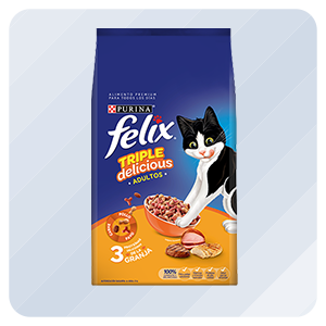 Felix Adult Triple Delicious Granja, 10 kg (22 lb)