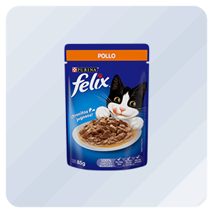 Felix Pouch Adult Pollo, 85 gr (3 oz)