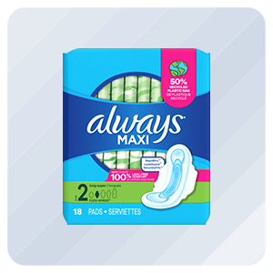 Always Toallas Sanitarias Maxi, 18 Unidades