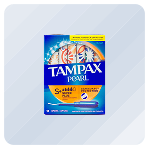 Tampax Tampones Pearl Super Plus Absorbencia, 18 Unidades